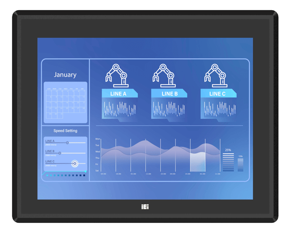 PPC2-C15-EHL 15 Inch Fanless Panel PC | Intel® Elkhart Lake Platform